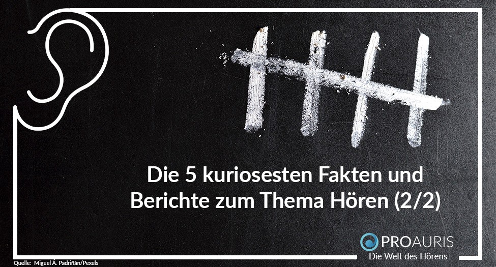 Die 5 kuriosesten Fakten und Berichte zu Thema Hören (2 von 2)