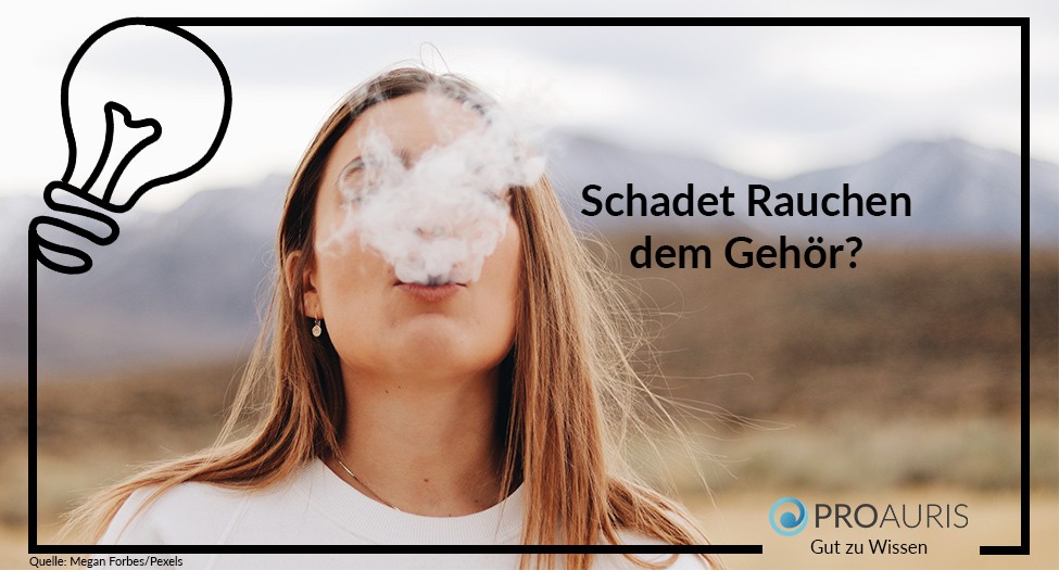 Schadet Rauchen dem Gehör?