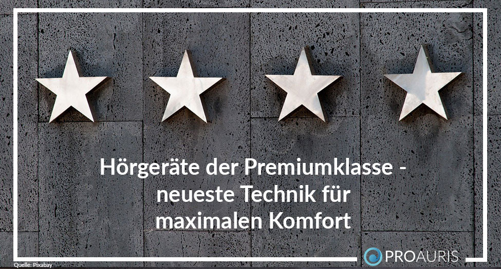 Hörgeräte der Premiumklasse – neueste Technik für maximalen Komfort
