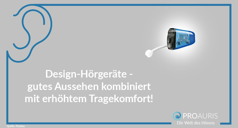Designer-Hörgeräte – gutes Aussehen kombiniert mit erhöhtem Tragekomfort!